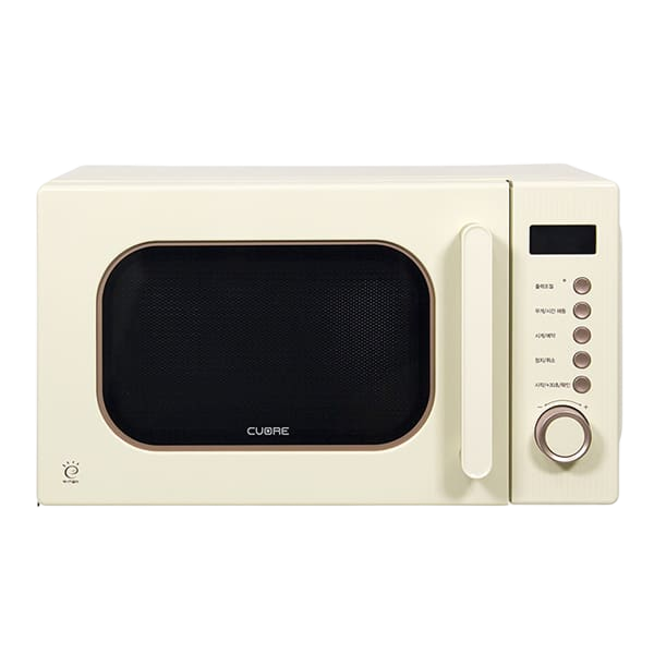 쿠오레 레트로 전자레인지 20L (다이얼식)