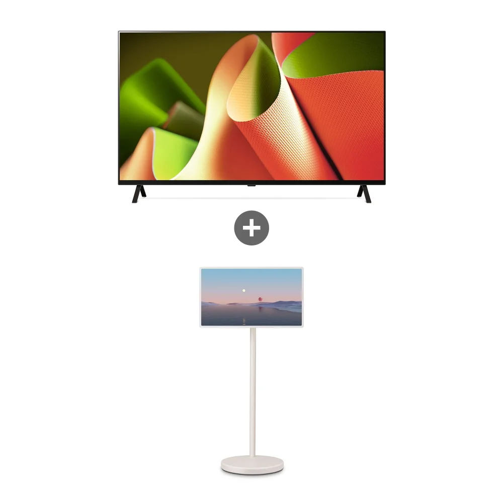 LG 올레드 TV (스탠드형) + LG 스탠바이미 2
