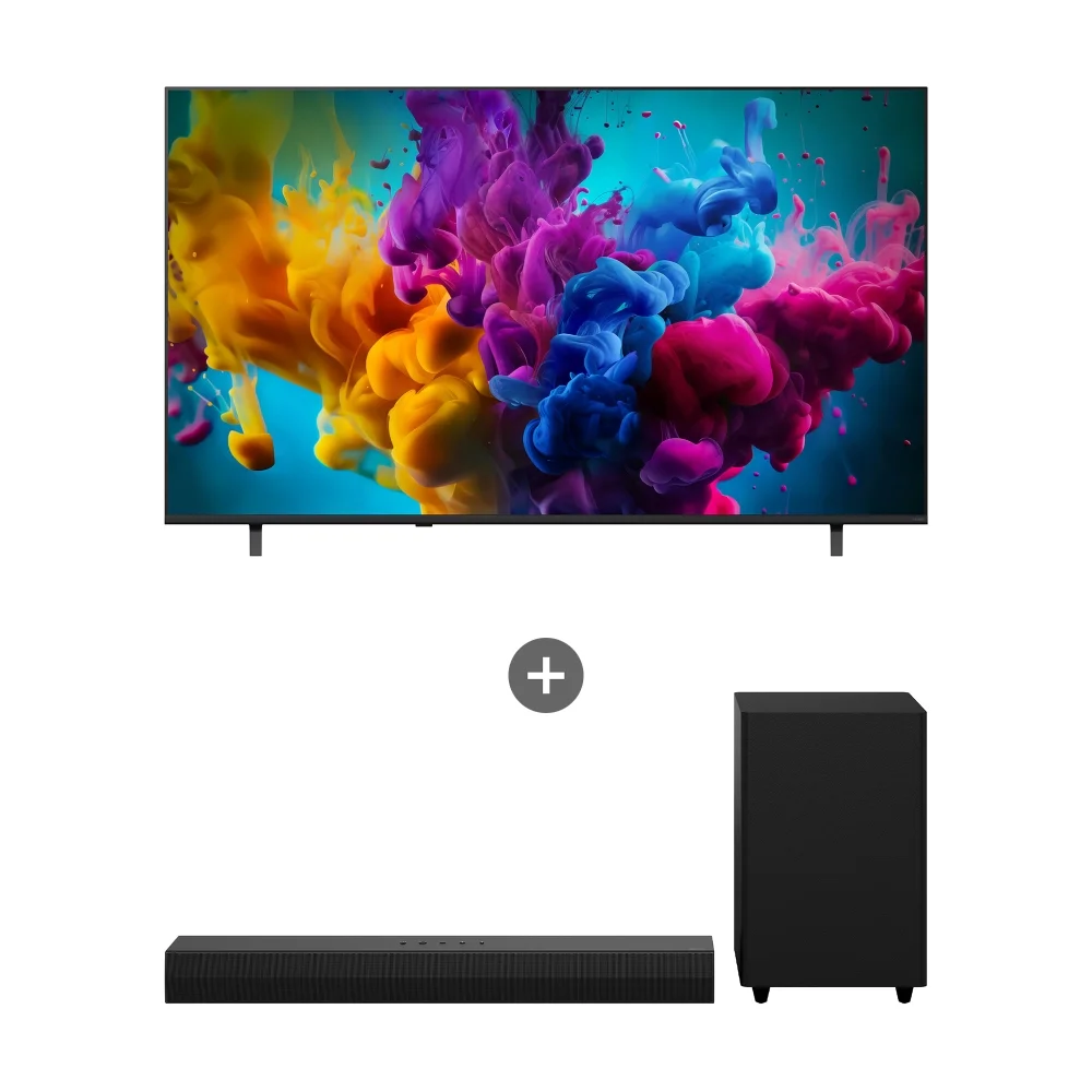LG QNED evo AI (스탠드형) + LG 사운드바 85QNED8MBESAS30A