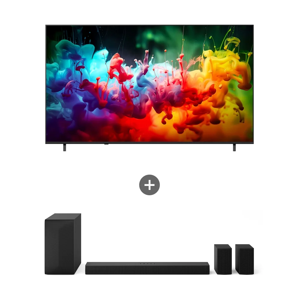 LG QNED AI (스탠드형) + LG 사운드바 85QNED65BBSAS60TR