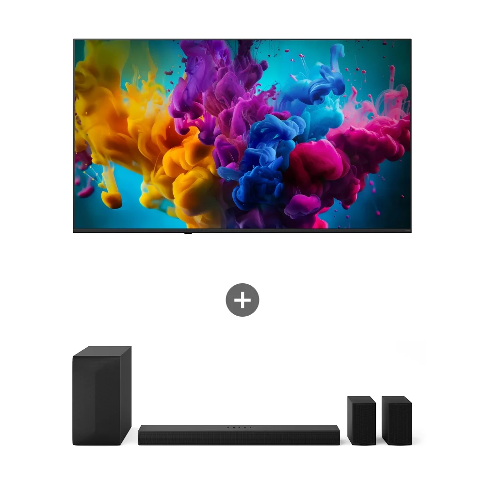 LG QNED evo AI (벽걸이형) + LG 사운드바 75QNED8MBEWAS60TR